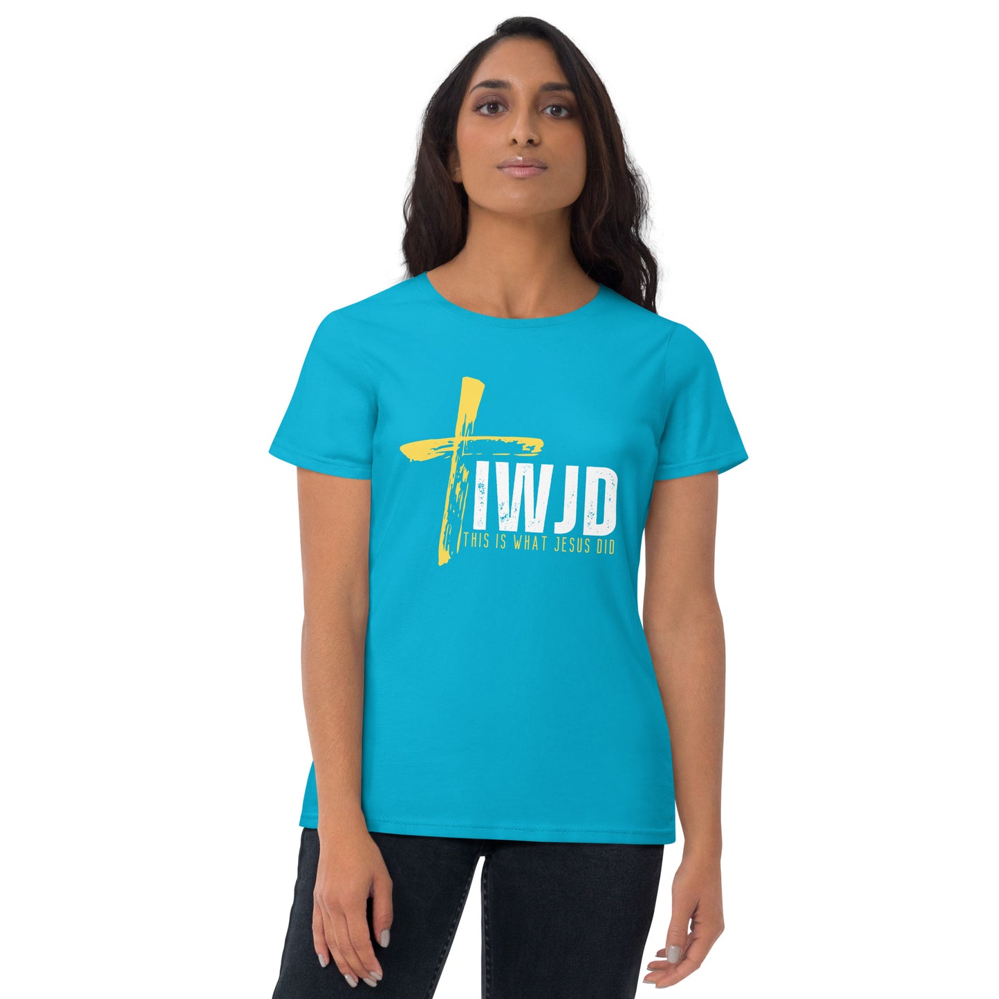 "This Is What Jesus Did" Women's short sleeve t-shirt